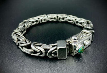 CHUNKY BYZANTINE BRACELET 9MM CUSTOM SIZES!