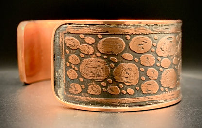 EYE OF HORUS COPPER CUFF BRACELET