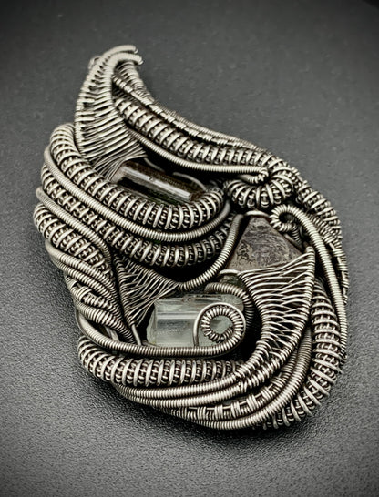 HEART OF THE BUDDHA WIRE WRAP PENDANT
