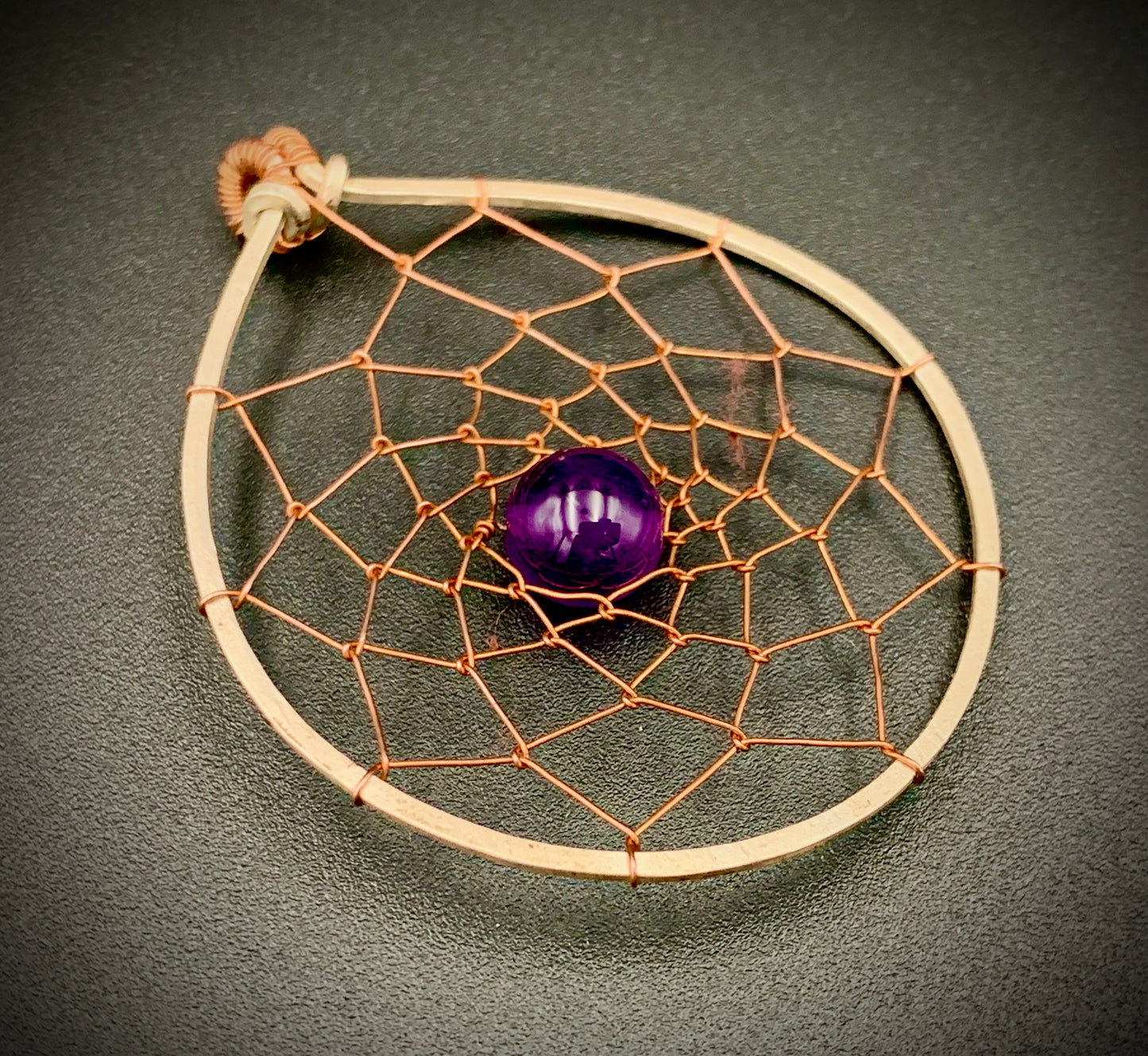 AMETHYST DREAM WEAVER PENDANT