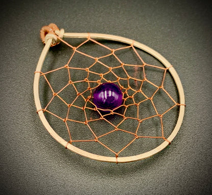 AMETHYST DREAM WEAVER PENDANT