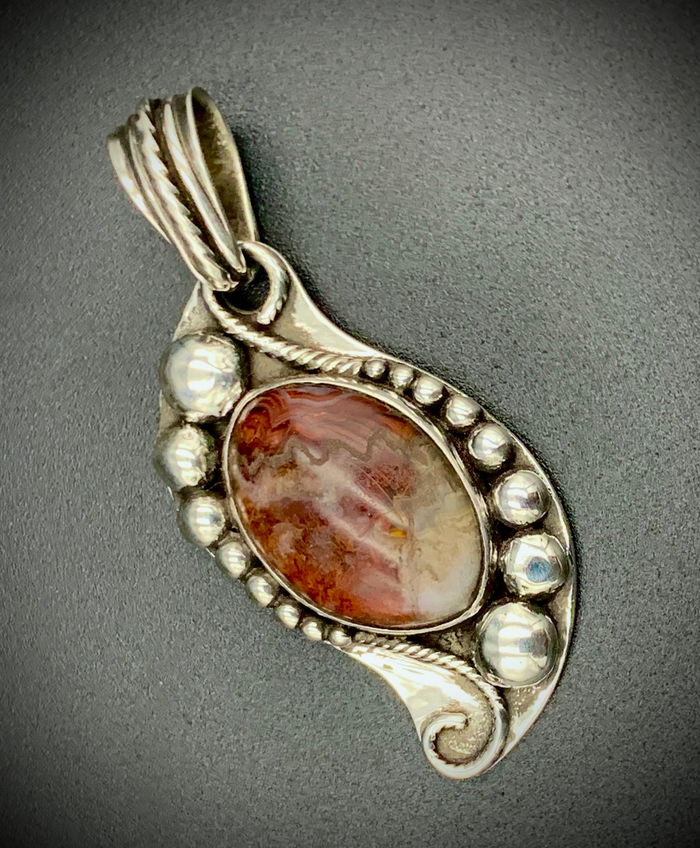AGATE SPACE COWBOY PENDANT