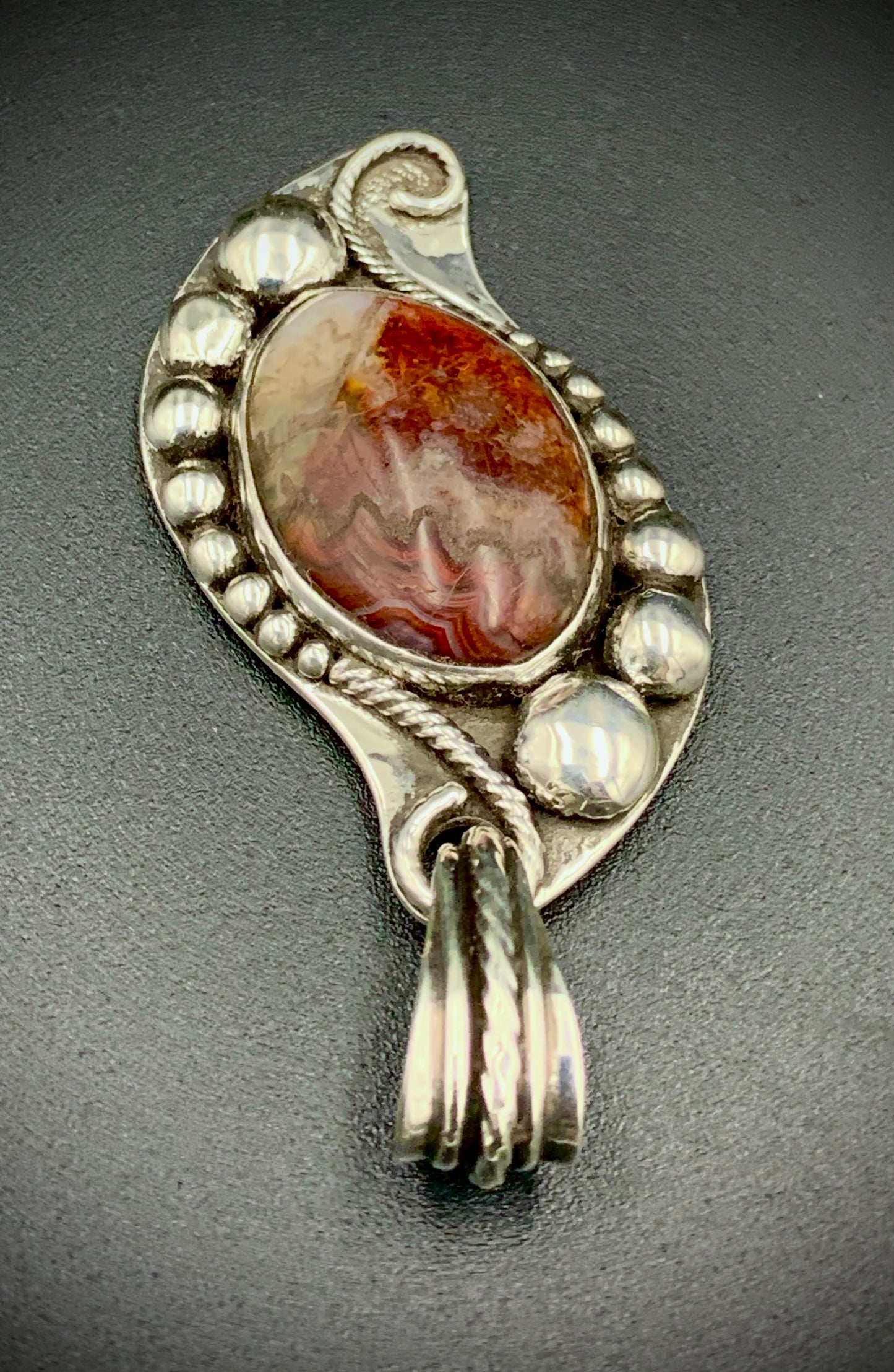 AGATE SPACE COWBOY PENDANT