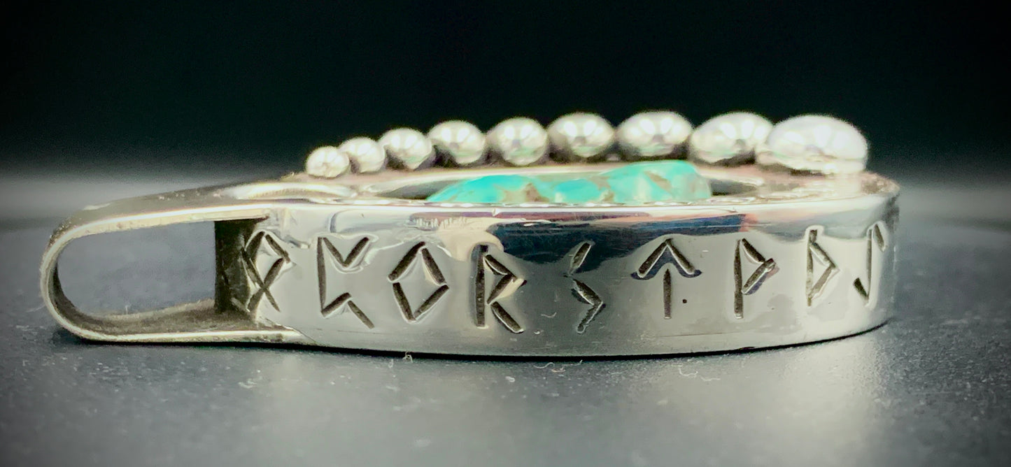 VIKING COWBOY RUNE DREAMER PENDANT