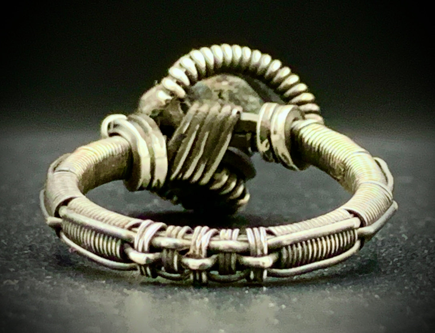 RUBY WIRE WRAP RING - SIZE 7