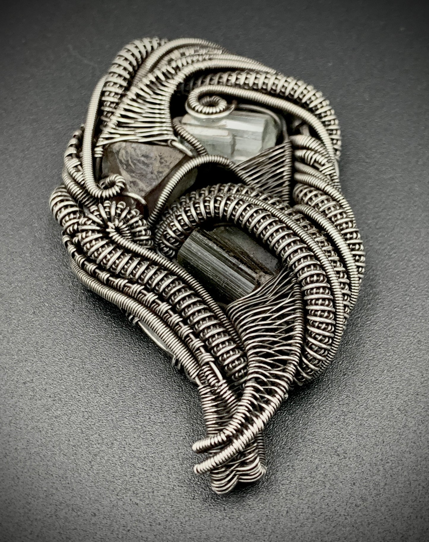 HEART OF THE BUDDHA WIRE WRAP PENDANT