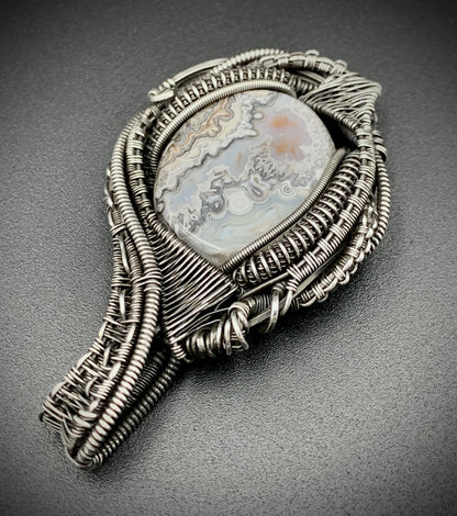 CLOUD WARRIOR WIRE WRAP PENDANT