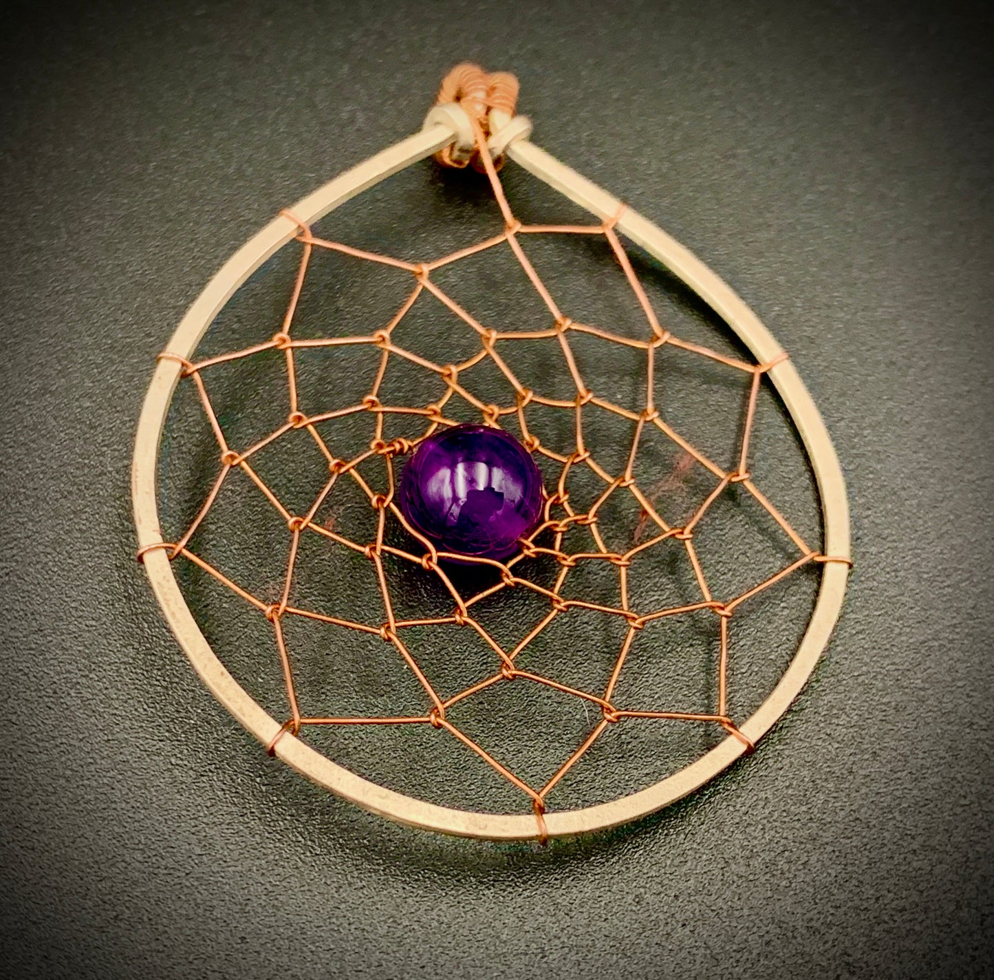 AMETHYST DREAM WEAVER PENDANT