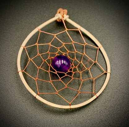 AMETHYST DREAM WEAVER PENDANT