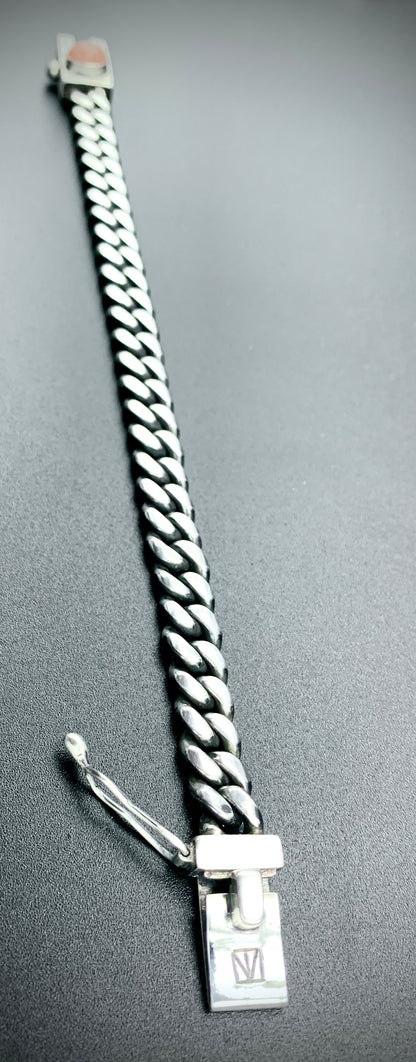 SUNSET MOONCHILD CUBAN LINK BRACELET 9MM - SIZE 8 INCH