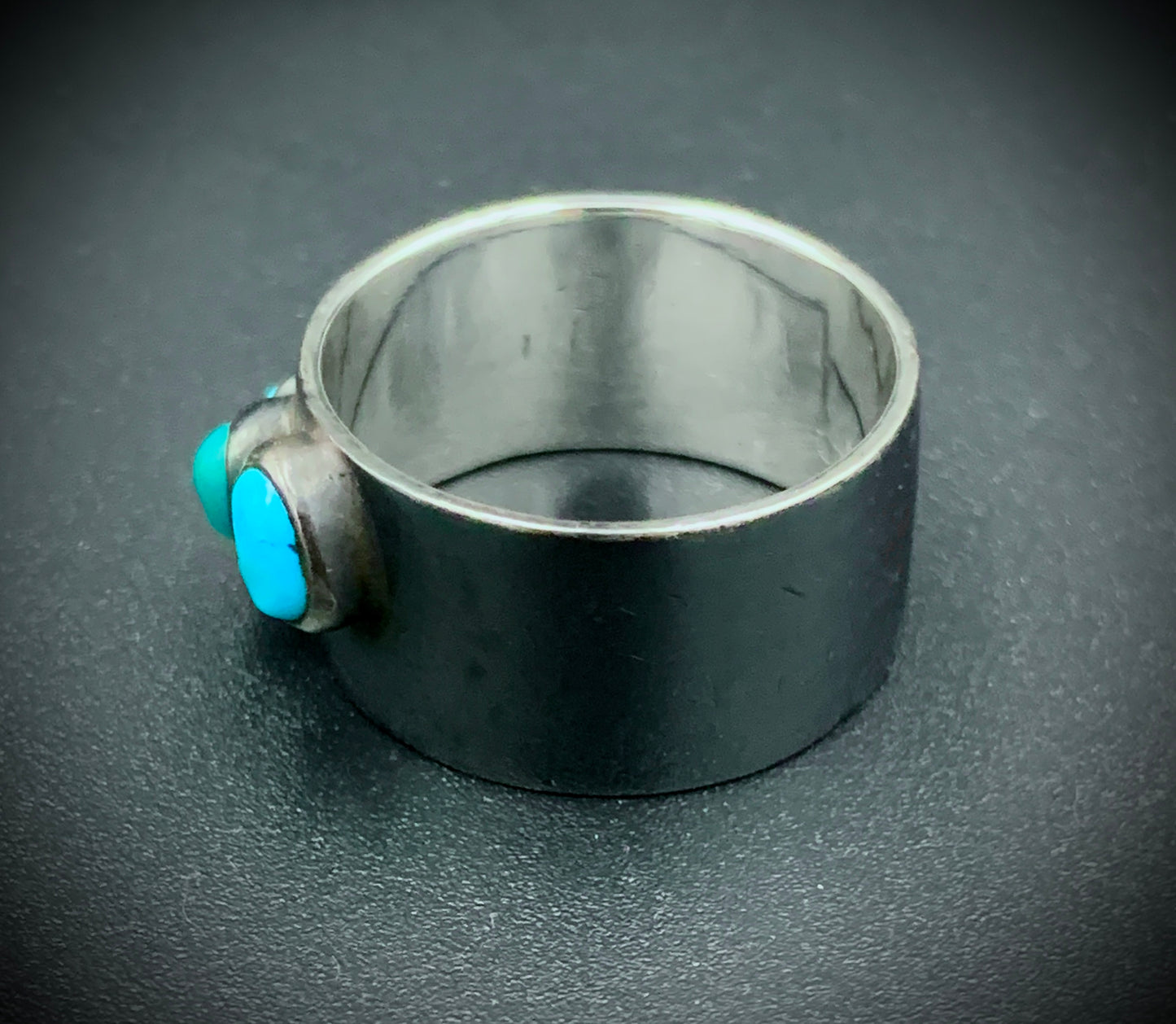 TURQUOISE STARRY NIGHT RING - SIZE 9
