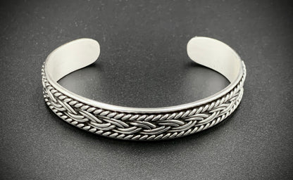 WOVEN PATHS CUFF BRACELET 12MM CUSTOM SIZES!