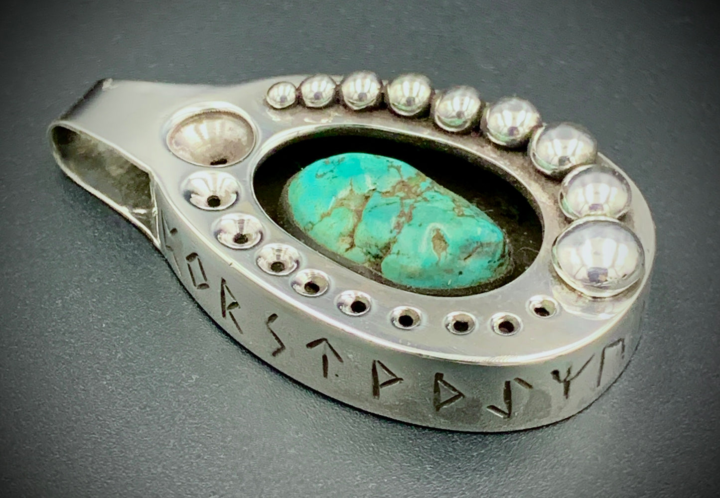 VIKING COWBOY RUNE DREAMER PENDANT