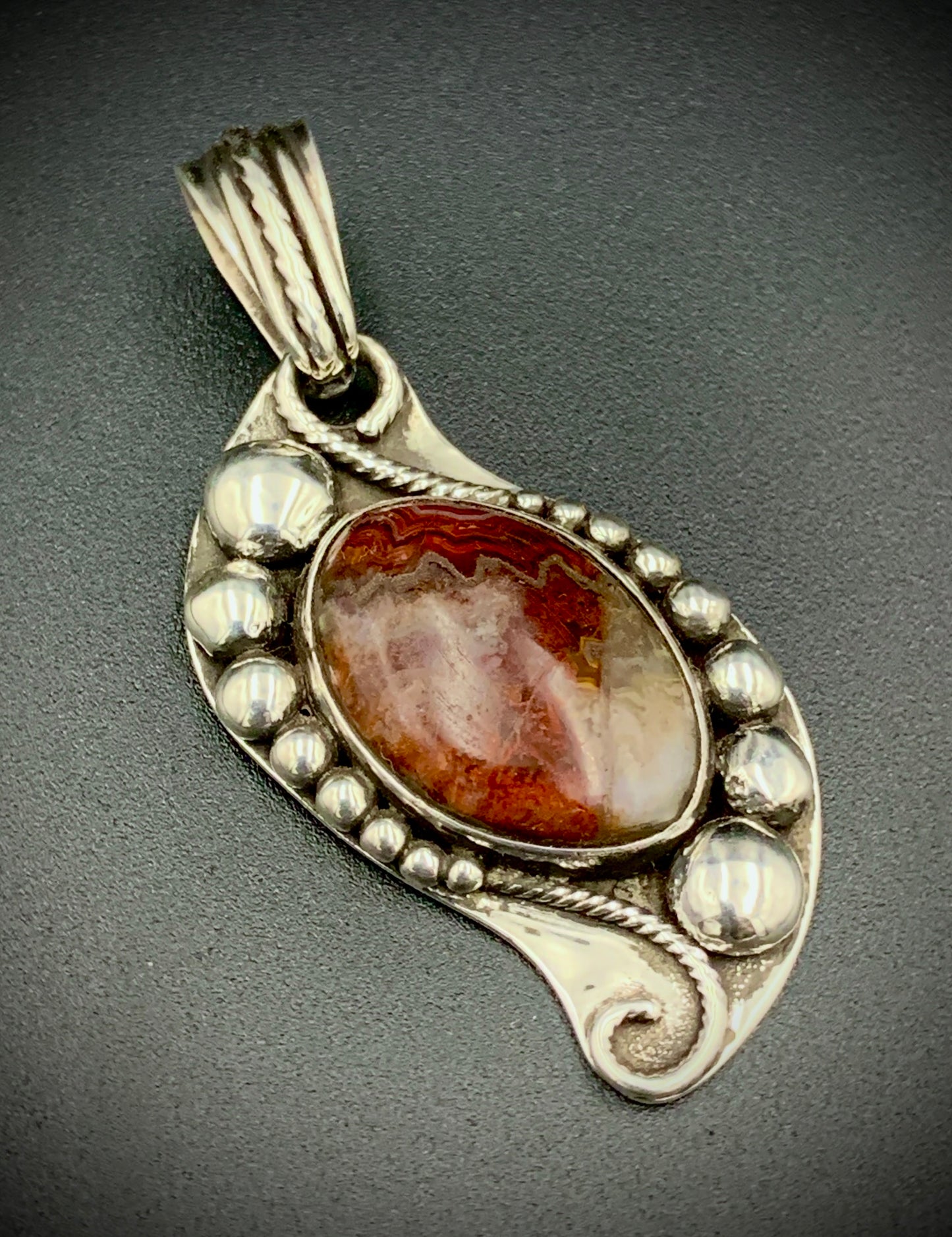 AGATE SPACE COWBOY PENDANT