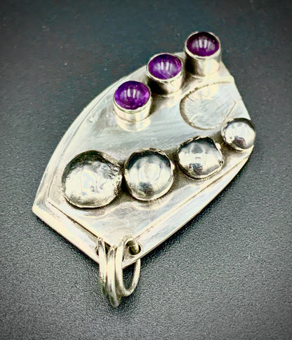 AMETHYST COSMIC WARRIOR PENDANT