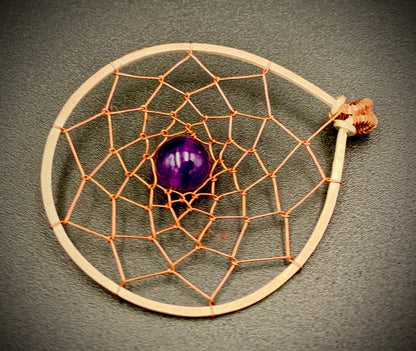 AMETHYST DREAM WEAVER PENDANT