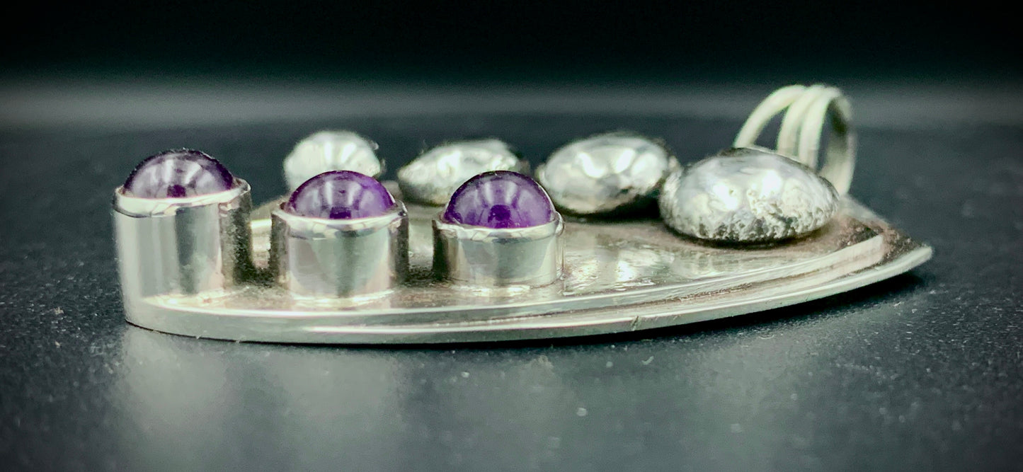 AMETHYST COSMIC WARRIOR PENDANT