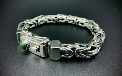 CHUNKY BYZANTINE BRACELET 9MM CUSTOM SIZES!