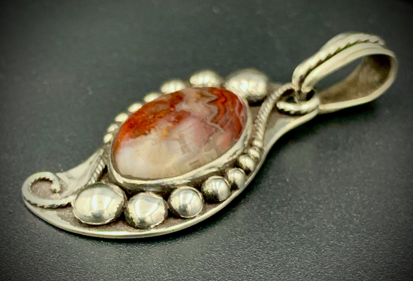 AGATE SPACE COWBOY PENDANT