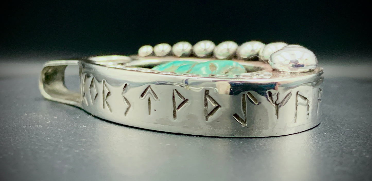 VIKING COWBOY RUNE DREAMER PENDANT