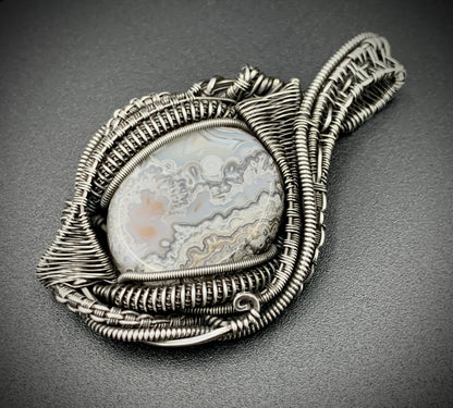 CLOUD WARRIOR WIRE WRAP PENDANT