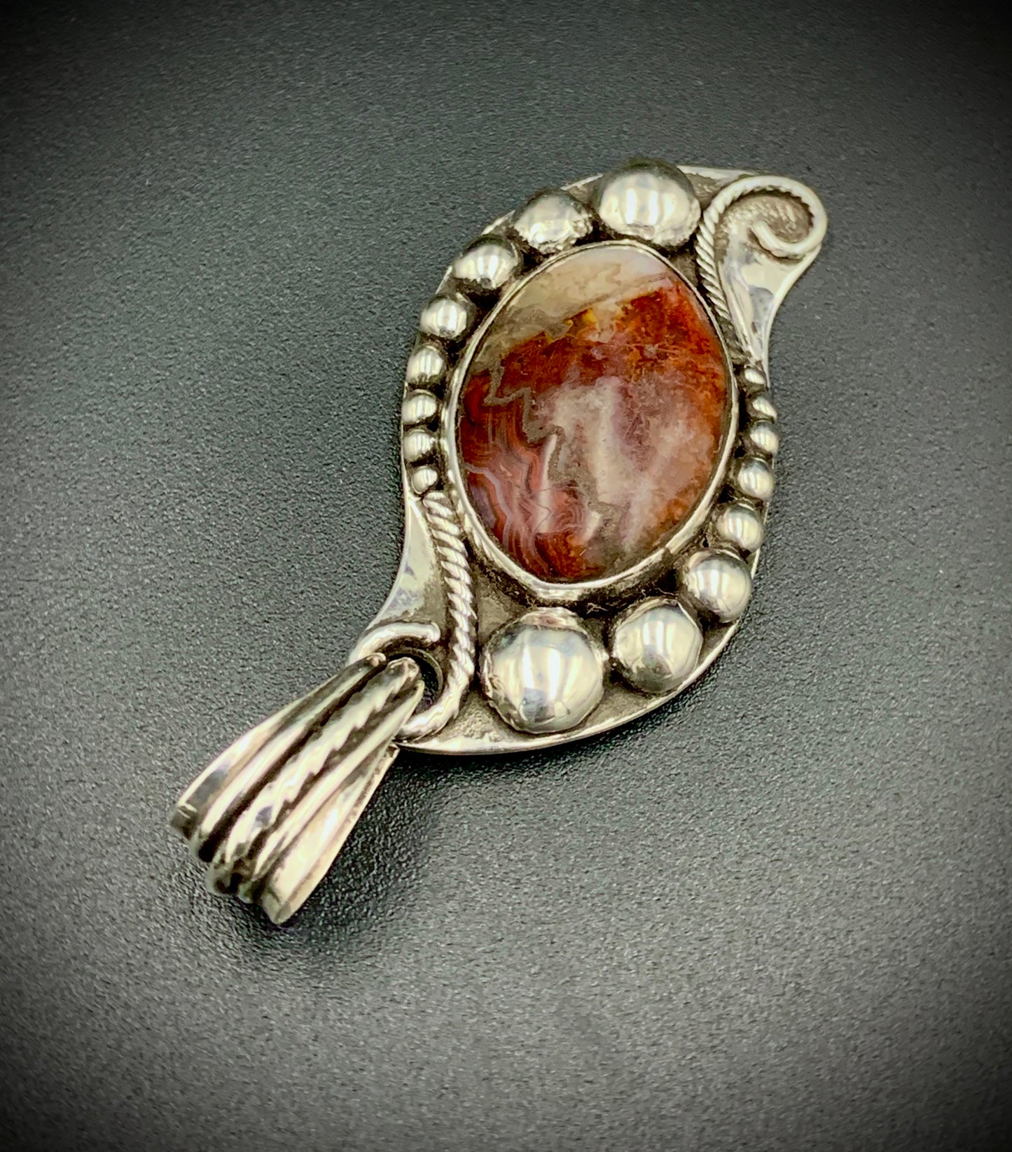 AGATE SPACE COWBOY PENDANT