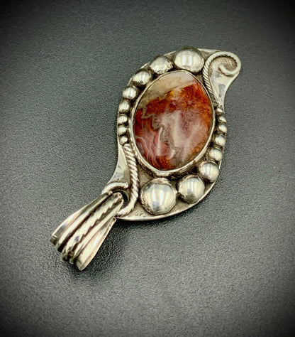 AGATE SPACE COWBOY PENDANT