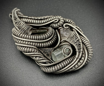 HEART OF THE BUDDHA WIRE WRAP PENDANT