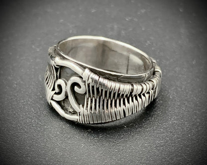 WOVEN WARRIOR RING - SIZE 6