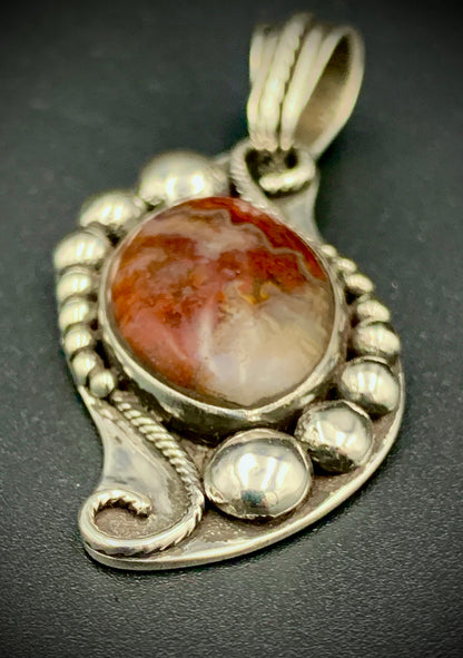 AGATE SPACE COWBOY PENDANT