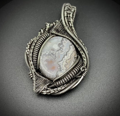 CLOUD WARRIOR WIRE WRAP PENDANT