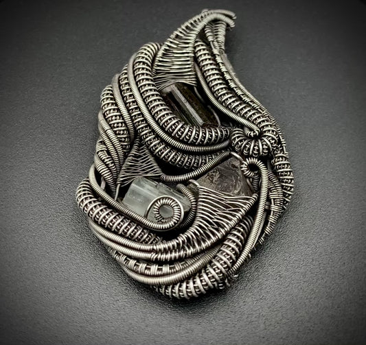 HEART OF THE BUDDHA WIRE WRAP PENDANT
