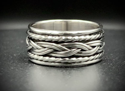 WOVEN PATHS RING - SIZE 6