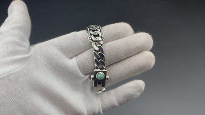 SPIRIT GANGSTER HYBRID CUFF/CHAIN BRACELET - SIZE 8.5 INCH