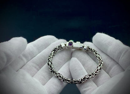 BYZANTINE CHAIN BRACELET 6MM CUSTOM SIZES!