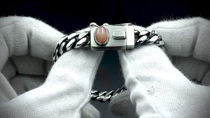 SUNSET MOONCHILD CUBAN LINK BRACELET 9MM - SIZE 8 INCH