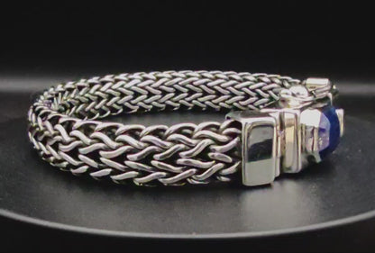 Triple Foxtail Chain Bracelet