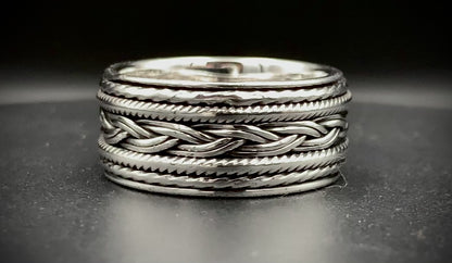 WOVEN PATHS RING - SIZE 11