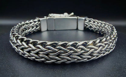 Triple Foxtail Chain Bracelet