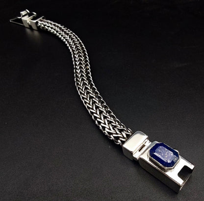 Triple Foxtail Chain Bracelet
